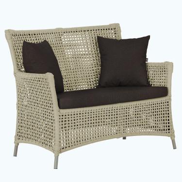 Imagem de 1 Sofá área Externa Igapó Alumínio Fendi Corda Náutica E9 Rami