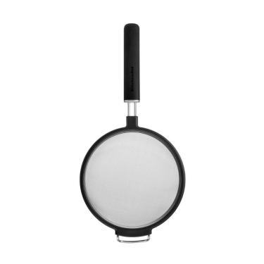 Imagem de Peneira Em Aço Inox Coar Polvilhar Cozinha Preta Kitchenaid