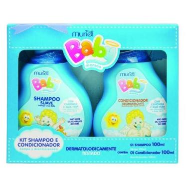 Imagem de Kit Muriel Shampoo + Condicionador 100 ml  3 Unidades Linha BABY, 3 KI