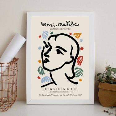 Imagem de Quadro Poster Henri Matisse - Mulher 45X34Cm