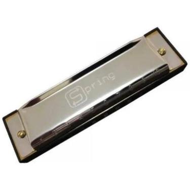 Imagem de Gaita Harmônica Blues Spring Diatônica G  Sol 