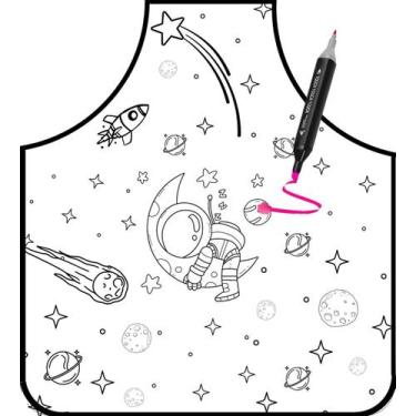 Imagem de Lindo Avental De Colorir Infantil Divertido Envio Imediato - Galpão li