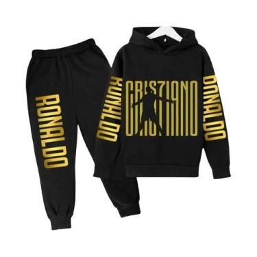 Imagem de Conjunto De Agasalho Infantil Com Estampa Do Ronaldo, Moletom E Calças