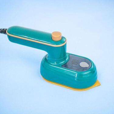 Imagem de Mini Ferro De Passar Roupa Giratorio Portatil A Vapor Viagem Cabe Na Mala - Compacto, Versátil E Econômico