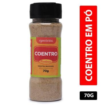 Imagem de Coentro em Pó 70g Condinew Especiarias Propriedades Aromáticas e Diges