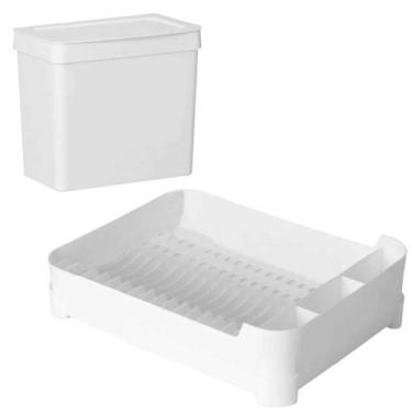 Imagem de Kit Escorredor De Louça + Lixeira De Pia 5 Litros - Paramount Plastico