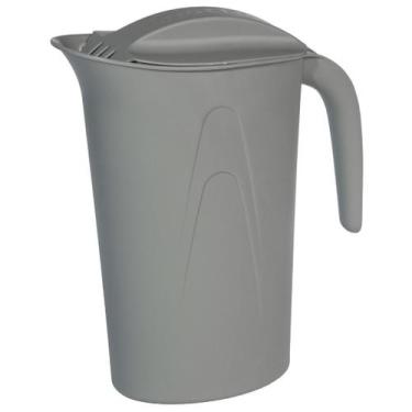Imagem de Jarra Para Suco Com Alça e Tampa 1,7 Litros Cinza - Giotto