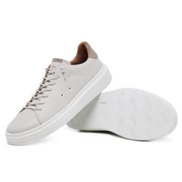 Imagem de Tênis Casual Masculino Couro Legítimo Premium Floter Troy Slip On Palm