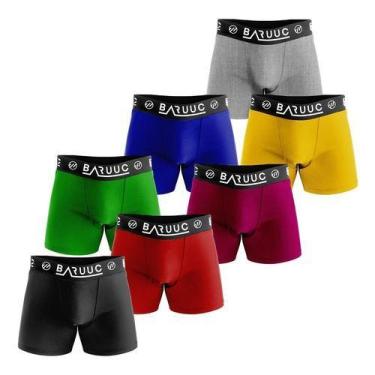 Imagem de Kit 10 Cuecas Boxer Atacado Box Masculinas Adulto Reforçada - Baruuc, 