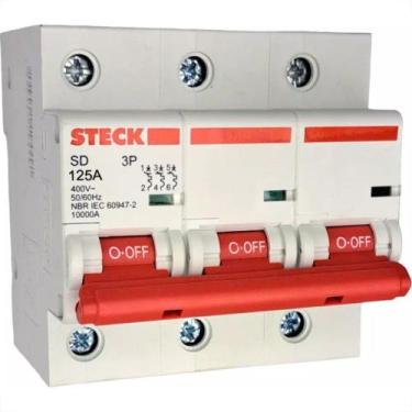 Imagem de Steck Disjuntor Din.3P 125A C 10Ka