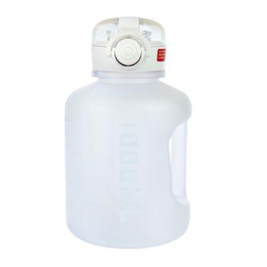 Imagem de Garrafa de plástico policarbonato redonda com canudo 1000ml - Amigold,