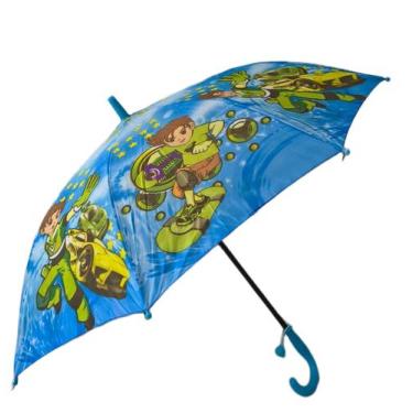 Imagem de Sombrinha Infantil Risovit Personagens Grande com Apito, Azul