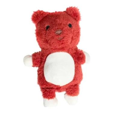 Imagem de Brinquedo Pelúcia Ursinho Germanhart Aursinho Vermelho