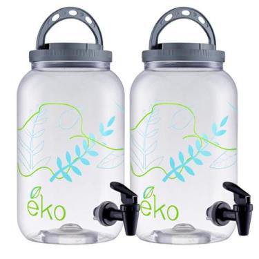 Imagem de Kit 2 Pote Suqueira 3,6L com Alça Multiuso Pote Lavandeira Produto de 