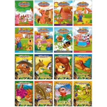 Imagem de Kit solapa fazendinha do lobato e fábulas - RIDEEL