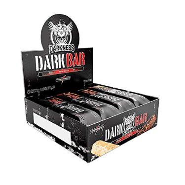 Imagem de Darkness - Barra de Proteína Dark Bar Cookies & Cream c/ Nibs de Cacau - Snack Proteíco e Saudável, Barrinha Rica em Fibras - Aumenta a Saciedade e Fortalece a Recuperação Pós-Treino - 8Un