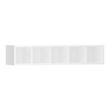 Imagem de Nicho Garrafeiro Horizontal 90cm Para 5 Garrafas Pérola Luciane Móveis