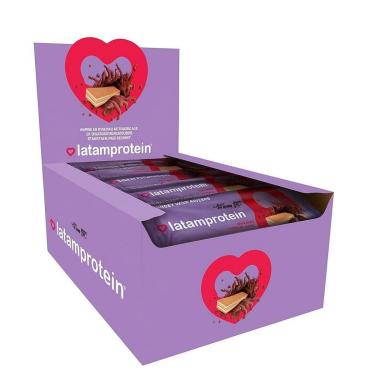 Imagem de Wafer Proteíco Ganache Chocolate Zero Açúcar - 12 unidades-Unissex