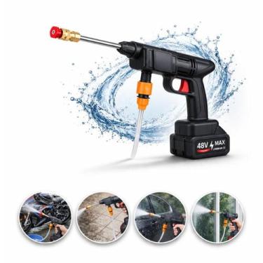 Imagem de Lavadora de Alta Pressão Portátil Recarregável com Alta Potência Ideal