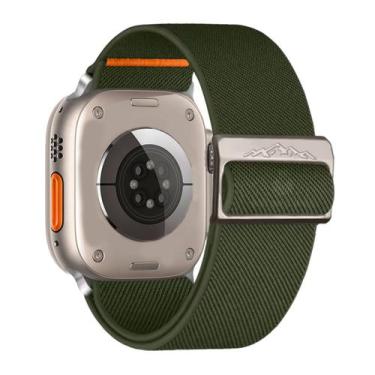 Imagem de Pulseira Nylon Solo Montanha Compatível com Apple Watch - Baú do Vikin