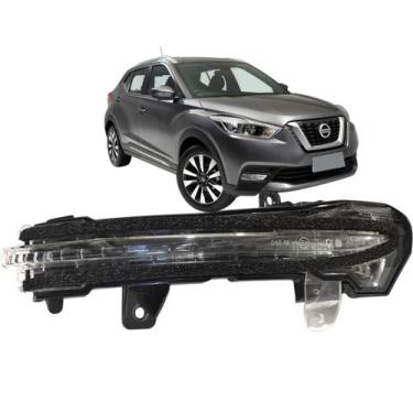 Imagem de Pisca Seta Lanterna Retrovisor Nissan Kicks 2017 18 19 20 21 Metagal, 