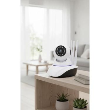 Imagem de 2x Câmera Wi-Fi 3 Antenas Full HD 360 Visão Noturna - Congratulations 
