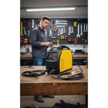 Imagem de 2x Máquina Solda Inversora 200A TIG/Eletrodo Bivolt Digital - Congratu