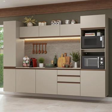 Imagem de Armário de Cozinha Completa 280cm Suspensa Nice Madesa 06