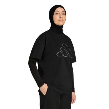 Imagem de Camiseta Adidas Primelift Essentials Workout Oversized Logo-Feminino