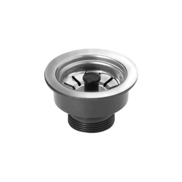Imagem de Válvula de Escoamento para Cozinha Standard 3.1-2'' com Instalação Sobrepor em Aço Inox...