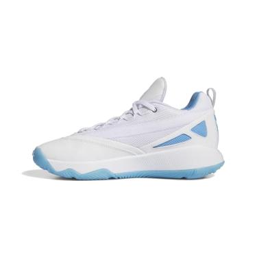 Imagem de adidas Tênis unissex adulto Dame Certified 2 Low Trainers, Branco/Azul Explosão/Prata M...