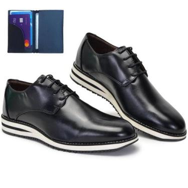 Imagem de Sapato Masculino Social Casual Derby Oxford Super Leve e Macio + Carte