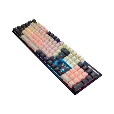 Imagem de Teclado Mecânico Gamer Knup KP-TE143 Iluminação Rainbow Switches Red, 