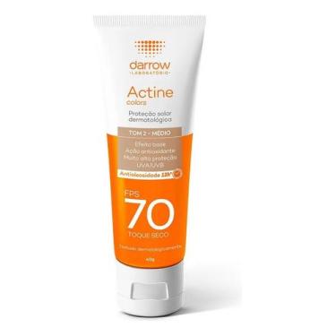 Imagem de Darrow Actine Protetor Solar Dermatológico FPS 70 Tom 2 Médi - Congrat