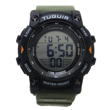 Imagem de Relógio Masculino Tuguir Digital TG30455 Preto e Verde-Masculino