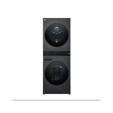 Imagem de LAVADORA E SECADORA LG WASHTOWER 14KG COM IA EM AÇO INOX BLACK 127V WK14BS6
