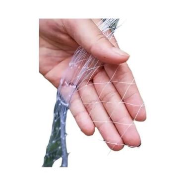 Imagem de Rede Anti-Pássaros Transparente Branca Durável Em PP Para Uvas, Estufa