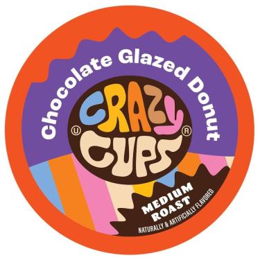 Imagem de Cápsulas de Café Sabor Donut com cobertura de chocolate 80u, CRAZY CUPS, Marrom