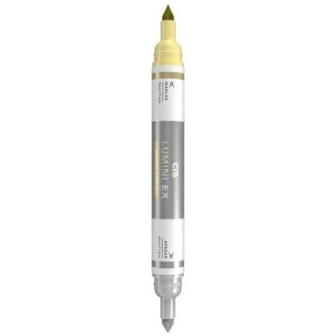 Imagem de Marca Texto Apagável Lumini Ex Caneta Cis 2 Pontas Marca E Apaga 4mm E