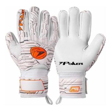 Imagem de Luva Goleiro Poker Futebol de Campo Profissional Quantum II, Br, Cz, L