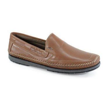 Imagem de Sapato Mocassim Jovaceli Couro New Gel Tostado 04006NA, 40, Marrom