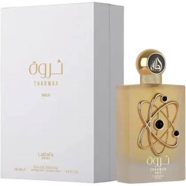 Imagem de Perfume Árabe Tharwah Gold 100ml  Lattafa Pride  Feminino ORIGINAL