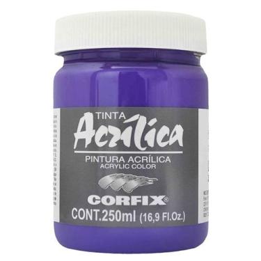 Imagem de Tinta Acrílica Corfix P/ Tela 250ml G1 Violeta Cobalto 181