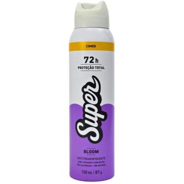 Imagem de Desodorante Aerossol 0% Alumínio Feminino Bloom 72h Super Cimed 150ml 