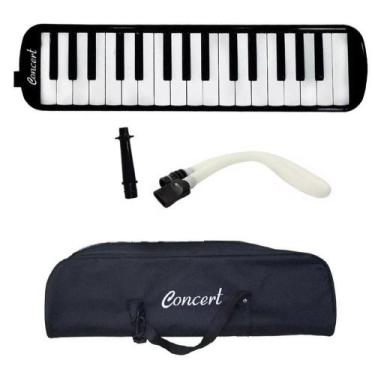 Imagem de Escaleta 37 Teclas M37 BK Preta Concert Com Bag