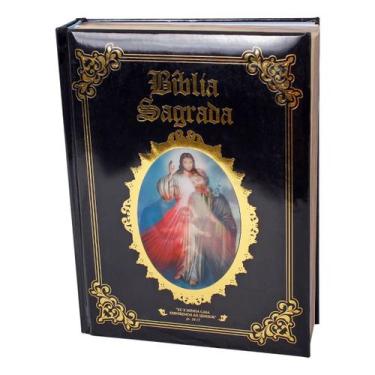 Imagem de Bíblia Sagrada Católica Com Imagens Edição Luxo, De Traduzida Por Pe. 