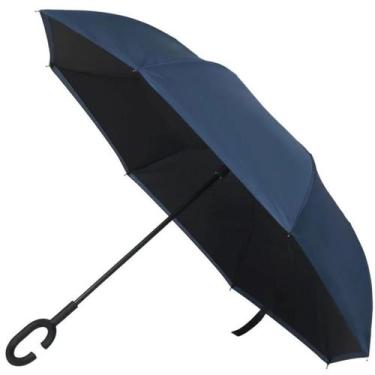 Imagem de Guarda Chuva Flip Fechamento Invertido Automático 1,20 Metros Leve Cab