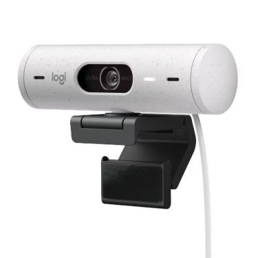 Imagem de Webcam Full HD Logitech Brio 500 - Branco