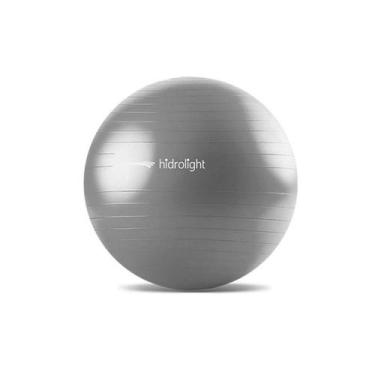 Imagem de Bola de Exercícios Hidrolight Cinza Anti Burst 75cm
