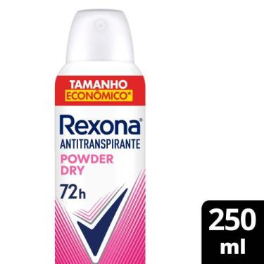 Imagem de Antitranspirante Rexona Aerosol Powder Dry 72h 250ml, 1